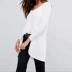 Free People January thermal tunic in winter white